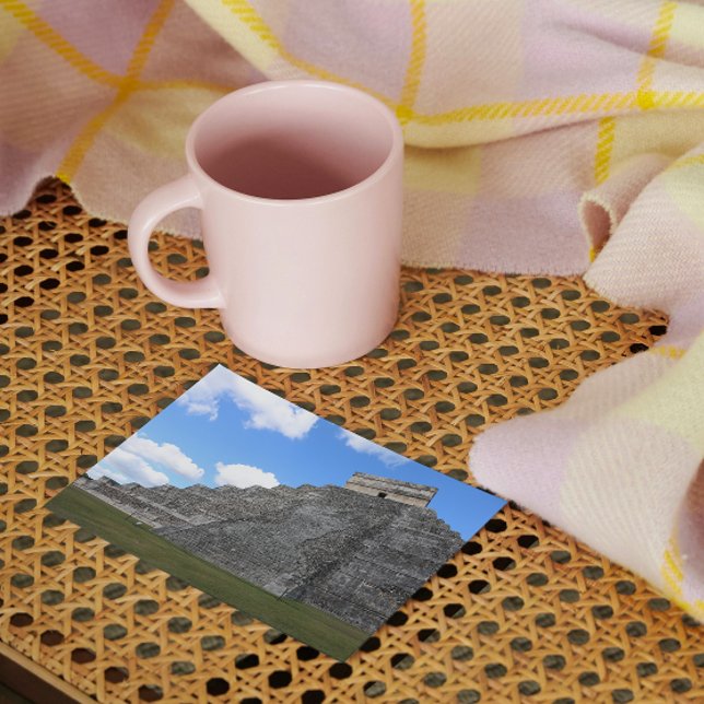 Cartão Postal Templo de Chichen Itza, do Vista Sudoeste de Kukul (Criador carregado)