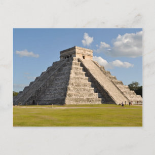 Cartão Postal Templo de Chichen Itza Mayan no México