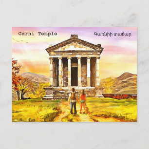 Cartão Postal Templo de Garni Postcard