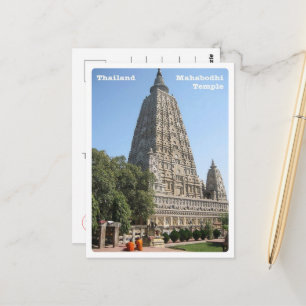 Cartão Postal Templo de Mahabodhi - Tailândia -