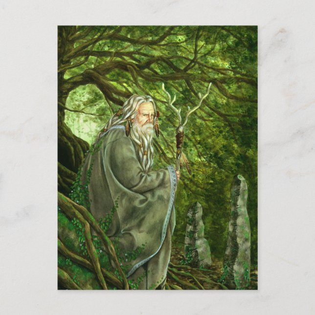 Cartão Postal Templo de Merlin (Frente)