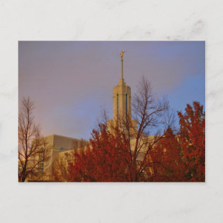 Cartão Postal Templo de Mormon do Mt. Timpanogos LDS, Utá