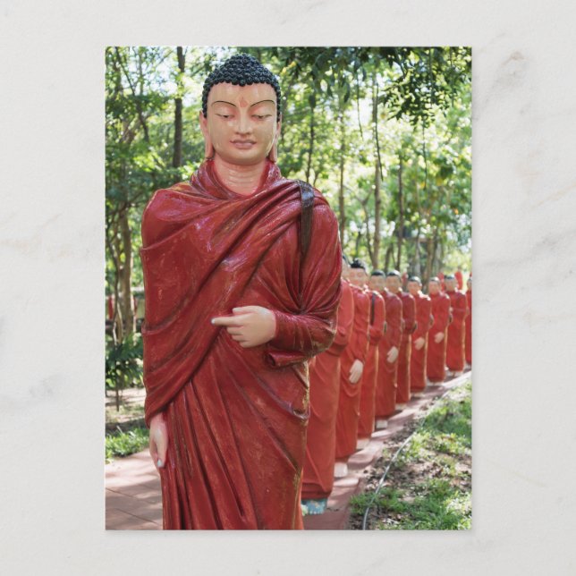 Cartão Postal Templo de Nellikulama de 500 Arahants, Sri Lanka (Frente)