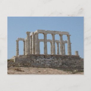 Cartão Postal Templo de Poseidon no Cabo Sounion