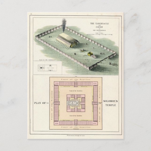 Cartão Postal Templo de Salomão (Frente)