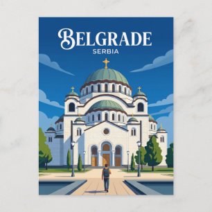 Cartão Postal Templo de São Sava Sérvia