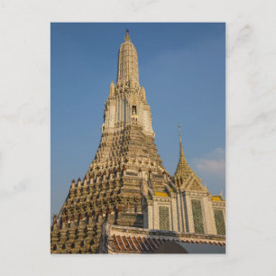 Cartão Postal Templo de Wat Arun em Bangkok, Tailândia