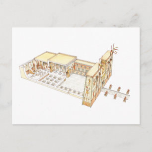 Cartão Postal Templo Egípcio 2