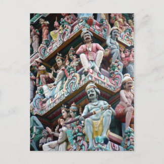 Cartão Postal Templo Hindu - Pequena Índia, Singapura