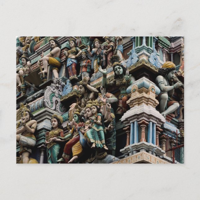 Cartão postal Templo hindu Sri Lanka Colombo (Frente)