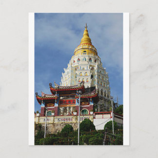 Cartão Postal Templo Kek Lok Si da Ilha de Malásia Penang