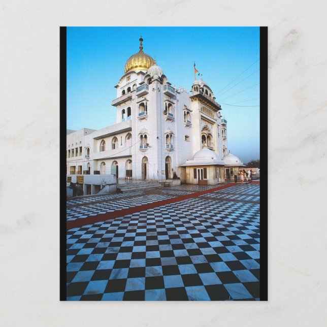 Cartão Postal Templo Sikh (Frente)