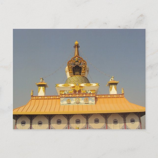 Cartão Postal Templo Tailandês Lumbini Nepal (Frente)
