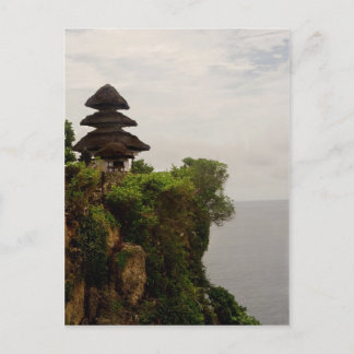 Cartão Postal Templo Uluwatu em Bali