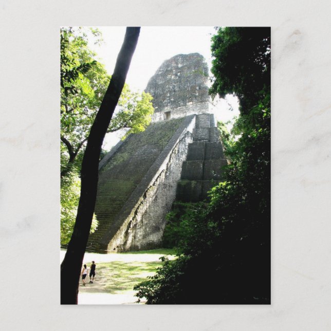 Cartão Postal Templo V, Tikal, Guatemala (Frente)