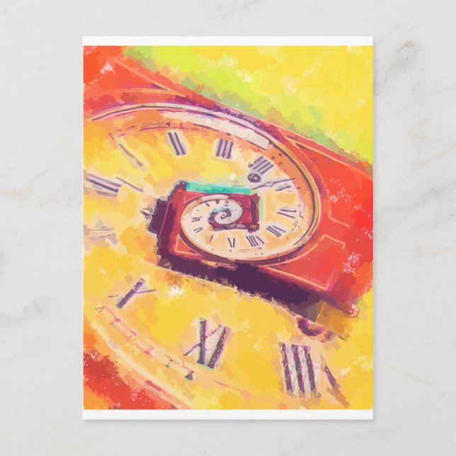 Cartão Postal Tempo contínuo (Frente)