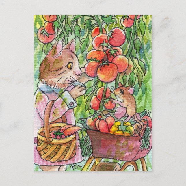 Cartão Postal Tempo de Colheita (Frente)