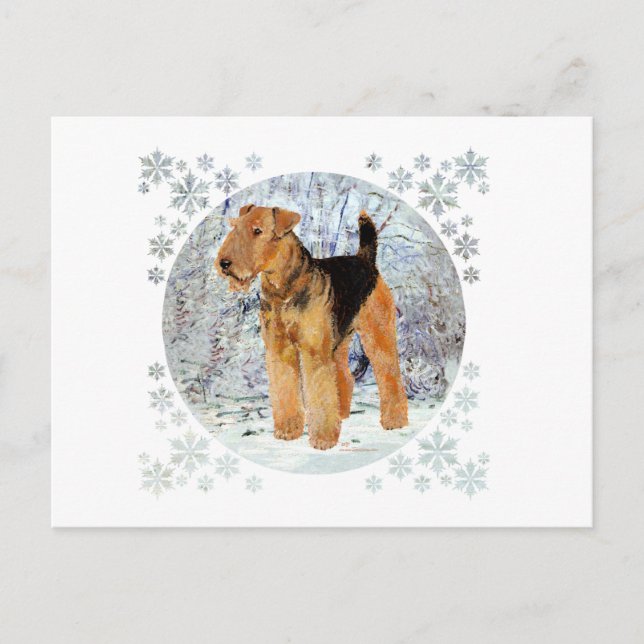 Cartão Postal Tempo de inverno (Frente)