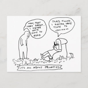 Cartão Postal Tempo De Leitura