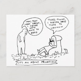 Cartão Postal Tempo De Leitura