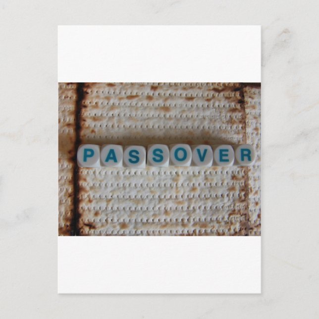 Cartão Postal tempo para Matzoh (Frente)