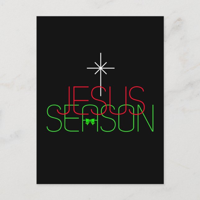Cartão Postal Temporada de Jesus (Frente)
