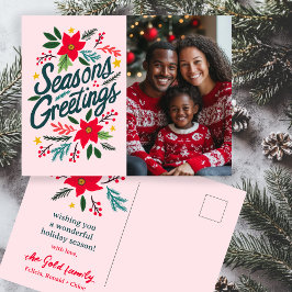 Cartão Postal TEMPORIZAÇÕES SEMPRE Feriados de Natal FOTO PERSON