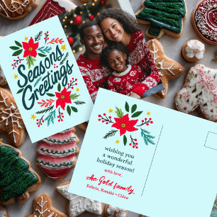 Cartão Postal TEMPORIZAÇÕES SEMPRE Feriados de Natal FOTO PERSON