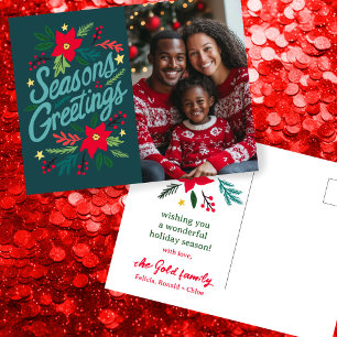 Cartão Postal TEMPORIZAÇÕES SEMPRE Feriados de Natal FOTO PERSON