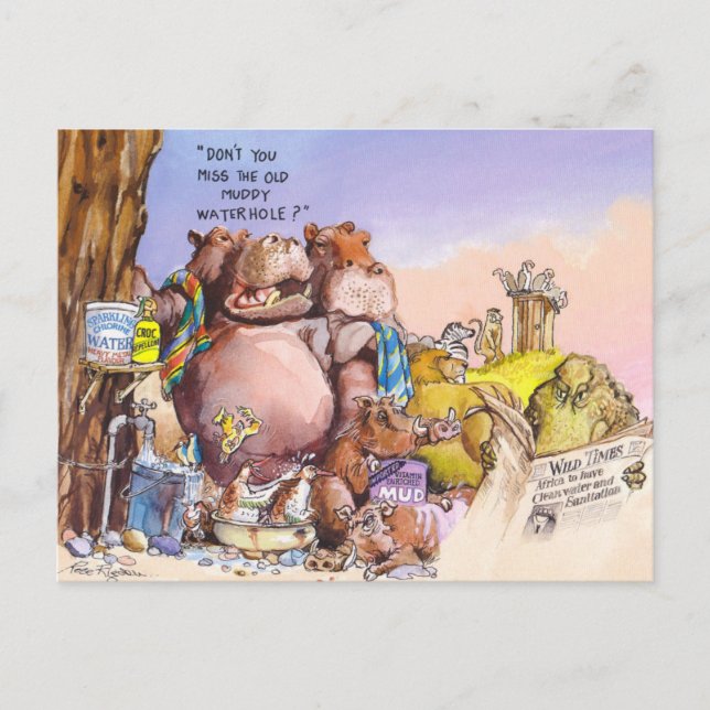 Cartão Postal Tempos selvagens (Frente)