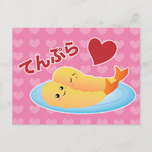 Cartão Postal Tempura Love