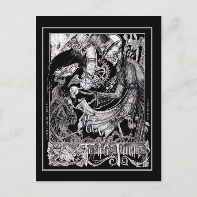 Cartão Postal Tempus Fugit (Frente)