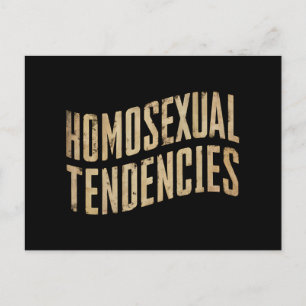 Cartão Postal Tendências homossexuais Gay do Orgulho Lésbico LGB