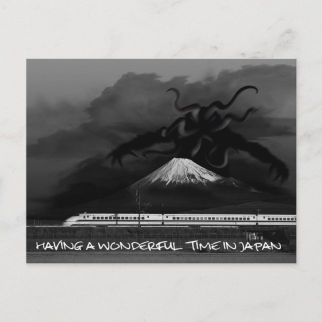 Cartão Postal Tendo uma estadia maravilhosa em Japão (Frente)