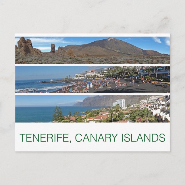 Cartão Postal Tenerife (Frente)
