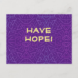 Cartão Postal Tenha Esperança!