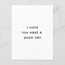 Cartão Postal Tenha um bom dia