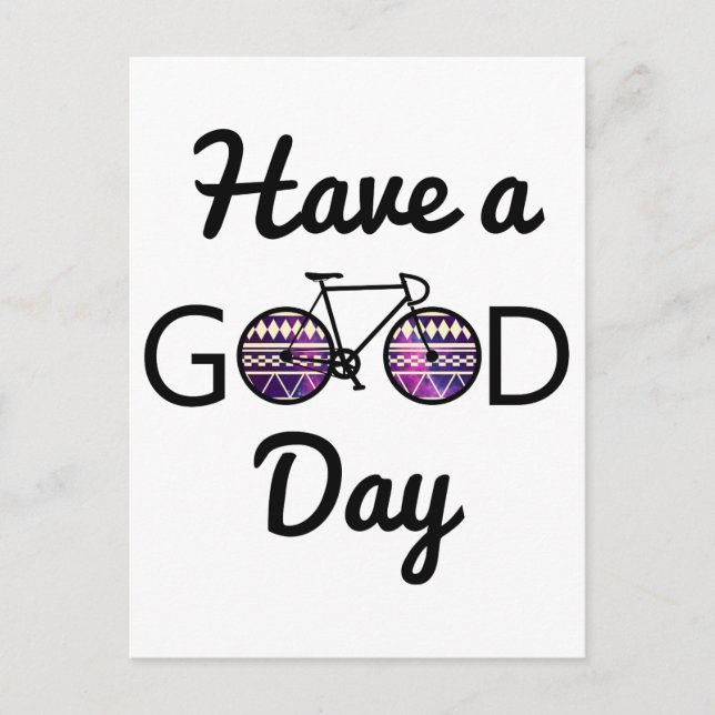 Cartão Postal Tenha um bom dia (Frente)