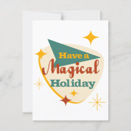 Cartão Postal Tenha um feriado mágico