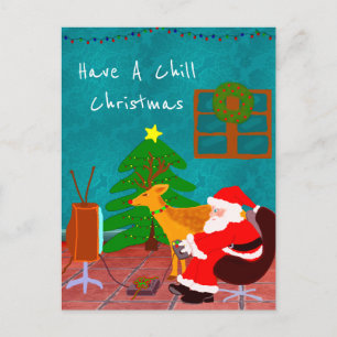 Cartão Postal Tenha Um Natal Tranquilo