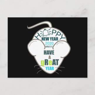 Cartão Postal Tenham excelente ano 2020
