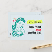 Tenho Calçados mais velhos que isso! Aniversário