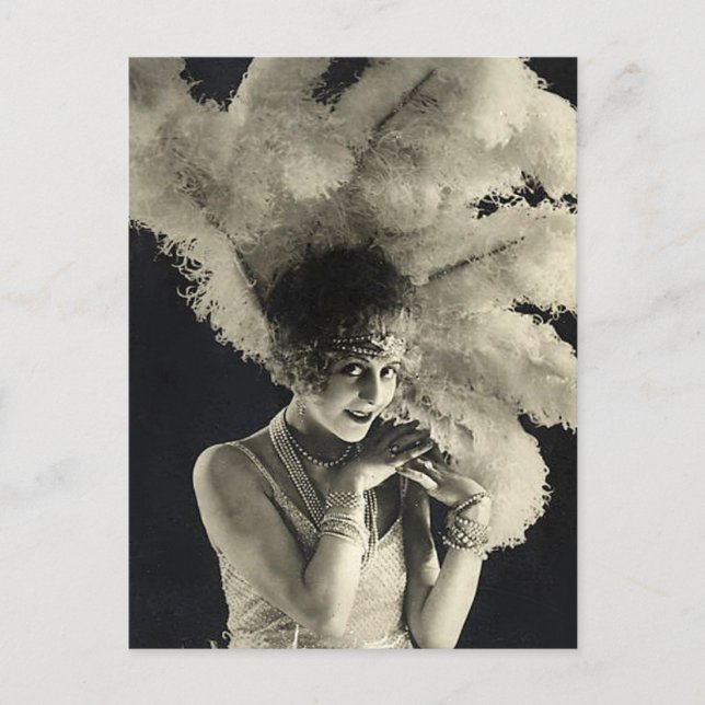 Cartão Postal Tenho Penas na Cabeça (Frente)