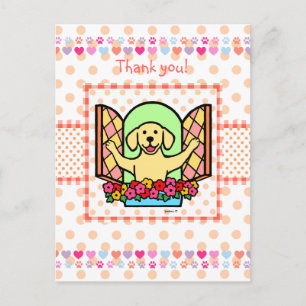 Cartão Postal Tenho um laboratório no coração (laboratório a