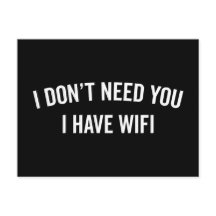 Tenho uma citação engraçada do WiFi