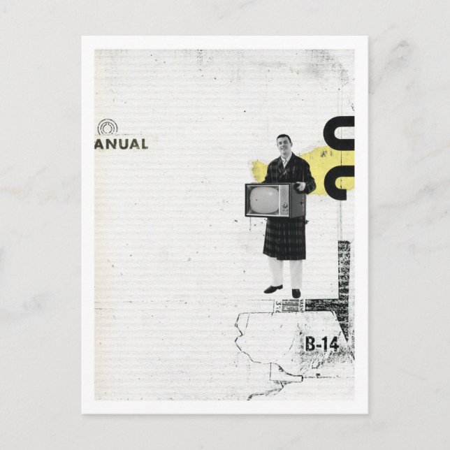 Cartão Postal Tenho uma TV (Frente)