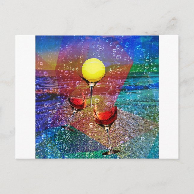 Cartão Postal Tênis celebra na cor do cheio (Frente)