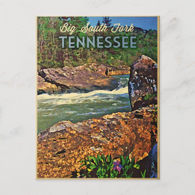 Cartão Postal Tennessee Big South Fork (Frente)
