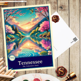 Cartão Postal Tennessee | Cartão-postal Sombreado do Cel do Esti