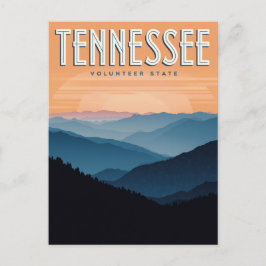 Cartão Postal Tennessee Estado Voluntário
